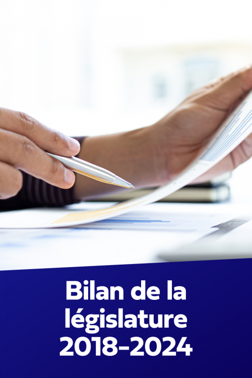 Bilan de la législature 18-24